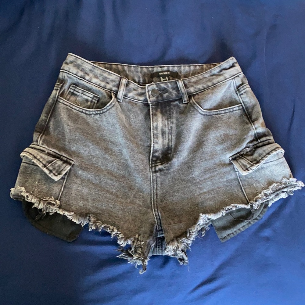 Denim shorts